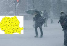 ALERTĂ METEO! Vânt puternic și ninsori in toată țara